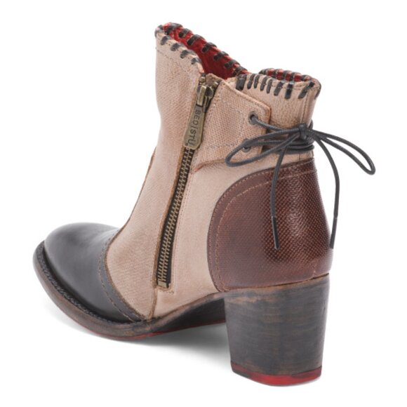 NEW BED/STU Made In Mexico Leather Bia Booties in Starry Night for women 825 10m - Picture 4 of 8